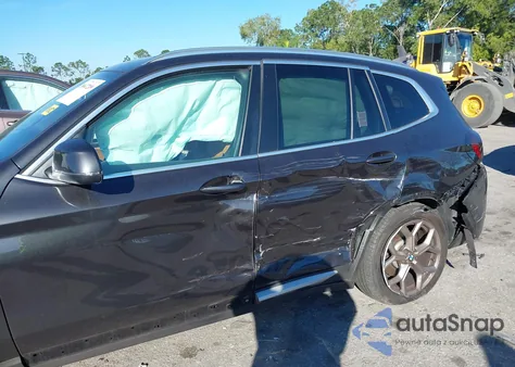 2022 BMW X3 Sdrive30I z USA, uszkodzony, nr VIN 5UX43DP02N9K81810